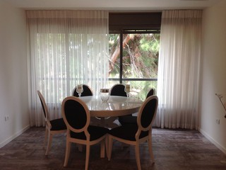 The dining area