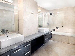 The Master bathroom